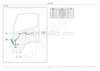 2021年江铃凯运蓝鲸电路图-右前门线束