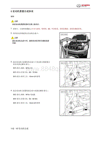 2021年北京BJ40维修手册-6 发动机悬置总成拆装