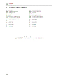 2016年北汽EU260电路图-28.后除霜及后视镜加热系统电路图