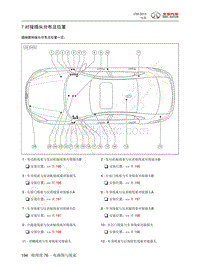 2013年北汽C50电路图-76.7  对接插头分布及位置