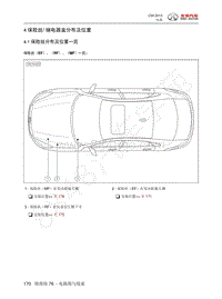 2013年北汽C50电路图-76.4  保险丝 继电器盒分布及位置