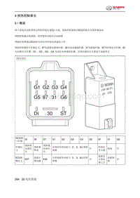 2021年北京BJ40维修手册-8 预热控制单元