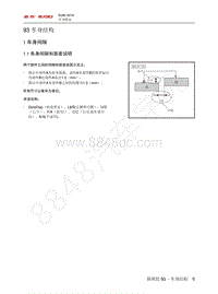 2018北京BJ90维修手册-93 车身结构