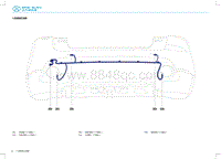 2017年北汽EC200电路图-09-后保险杠线束