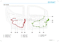 2017年北汽EC200电路图-06-左前门 左后门线束