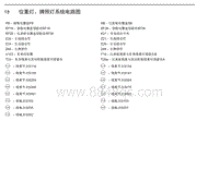 2017年北汽EU400电路图-18 位置灯和牌照灯系统