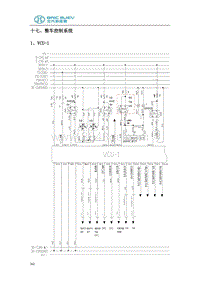 2016年北汽EX200 EX260电路图-17-整车控制系统