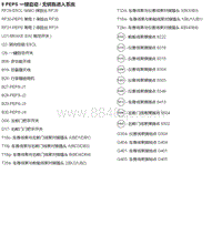 2018年后北汽EU5-R500电路图-09 PEPS 一键启动 无钥匙进入系统