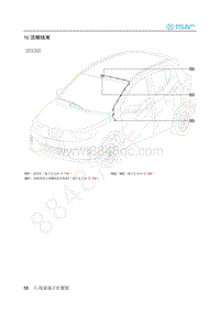 2018年北汽新能源EC3电路图-10-顶棚线束