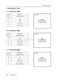 2020年北汽EC3电路图-14-倒车雷达 倒车灯系统