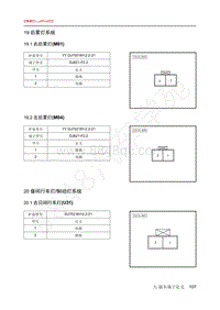 2020年北汽EC3电路图-21-转向灯 危险警告灯系统