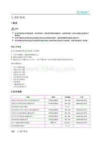 2018年北汽EC220低压版维修手册-09-保护系统