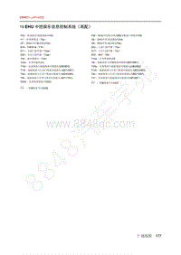 2020年北汽EC3电路图-19-EHU 中控娱乐信息控制系统（高配）