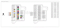 2021-2022一汽奔腾B70电路图-仪表保险丝盒