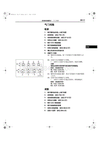 2013-2014年奔腾X80维修手册-10-气门间隙