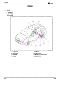 2021年思皓QX维修手册-后悬架