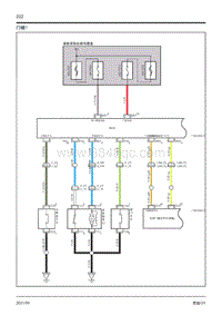 2021年思皓QX电路图-门锁