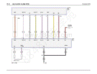 2017年福特撼路者电路图-组合仪表和 仪表板 照明