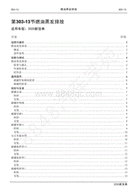 2020新宝典维修手册-303-13燃油蒸发排放