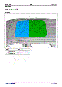 2017年福特撼路者维修手册-501_17天窗