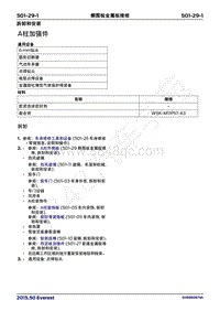 2015年福特撼路者维修手册-501-29侧围板金属板维修