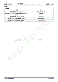 2018年福特撼路者Everest维修手册-303_06B起动系统 2.2升Duratorq-TDCi（118千瓦160马力）- Puma