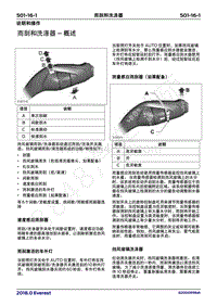 2018年福特撼路者Everest维修手册-501_16雨刮和洗涤器