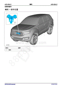 2017年福特撼路者维修手册-413_06喇叭