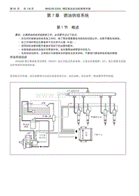 长城GW4D20B发动机-第7章 燃油供给系统