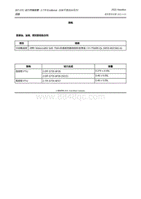 2021年林肯航海家ET维修手册-307-07C 动力传输装置 - 2.7升 EcoBoost（238千瓦_324马力）