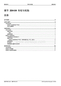 2005-2007年林肯领航员维修手册-204-04-车轮与轮胎