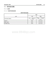 2009别克新君威维修手册-7.1 车轮驱动轴