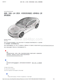 2021年特斯拉Model S-线束 - 车身 - LH（欧洲 中东和非洲地区） EMEA （拆卸和更换）