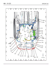 2019年江铃福特领界国六电路图-部件位置图
