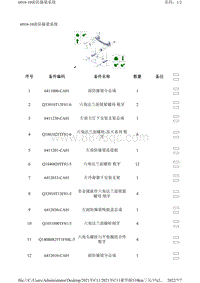 2021年零跑C11新能源-零部件信息-6018-10前防撞梁系统