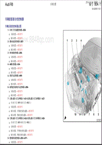 2016-2017年奥迪R8电路图-安装位置 车前部控制器