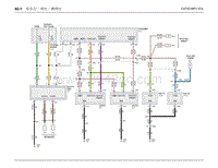 2020年江铃福特领界EV改款电路图-停车灯尾灯牌照灯