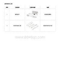 2021年零跑C11新能源-通用维修工具