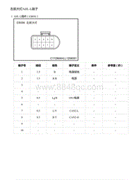 2021年零跑C11新能源-故障诊断-左前大灯AHL-L端子