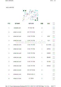 2021年零跑C11新能源-零部件信息