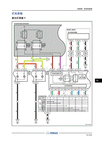 2018年长丰猎豹CS9EV电路图-灯光系统