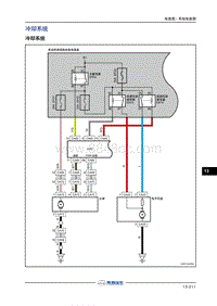 2018年长丰猎豹CS9EV电路图-冷却系统