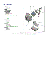 奥迪Q8车型2.0升TFSI发动机-空气滤清器