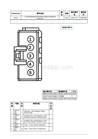 2020年林肯大陆线路连接器-C2414 CLOCKSPRING_STEERING ANGLE SENSOR MODULE 