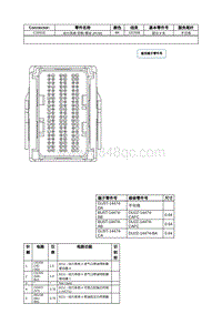 2021年林肯飞行家线路接插件-C1551E 动力系统 控制 模块 PCM 