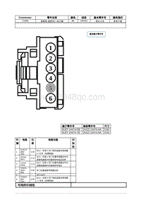 2021年林肯飞行家线路接插件-C2092 乘客侧 温度风门 执行器 