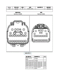 2021年林肯飞行家线路接插件-C925 线束内部 