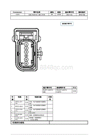 2021年林肯飞行家线路接插件-C623 右前 外部 车门 锁闩 开关 