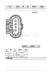 2021年林肯飞行家线路接插件-C409 加油 门闩 