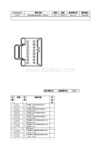 2021年林肯飞行家线路接插件-C4816C 电池 能量 控制 模块 （BECM） 